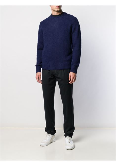 maglione girocollo uomo verde navy ASPESI | M183 516501098